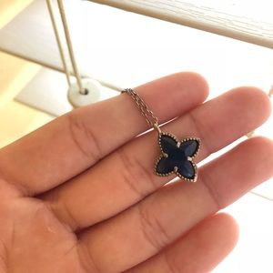 Blue jewel necklace